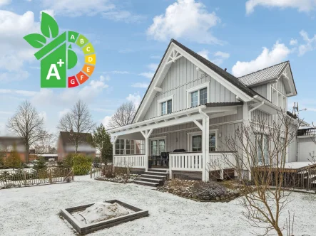 Hausansicht - Haus kaufen in Winsen - Schwedisches Traumhaus in Winsen Stöckte - Einziehen und wohlfühlen 
