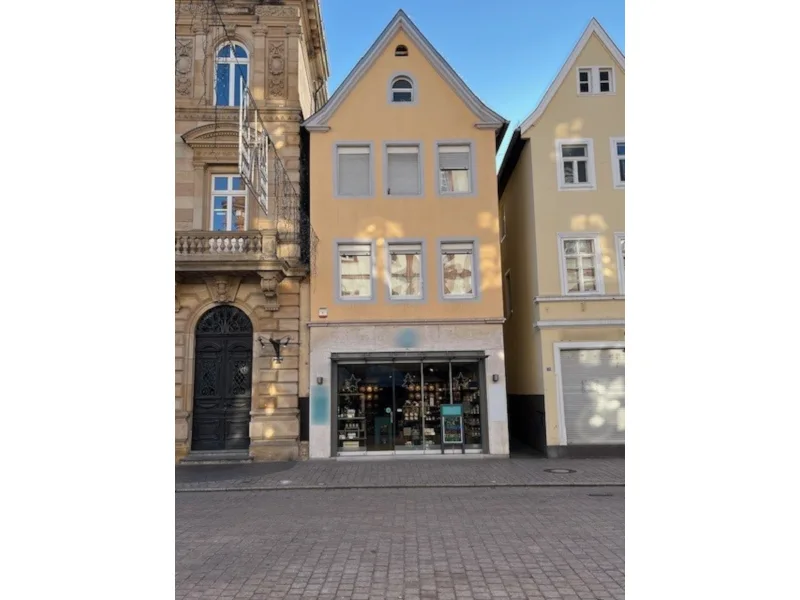Hausansicht - Haus kaufen in Speyer - Für Kapitalanleger: Mehrfamilienhaus mit Gewerbeeinheit in zentraler Lage von Speyer