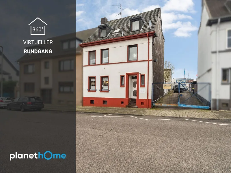 Frontansicht - Haus kaufen in Mönchengladbach - Zweifamilienhaus mit viel Potential in Mönchengladbach-Eicken