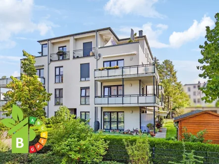 Hausansicht - Wohnung kaufen in Cottbus - Wunderschöne Erdgeschosswohnung mit Gartenanteil