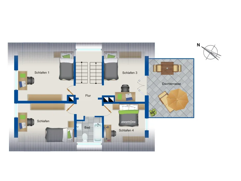 Grundriss Dachgeschoss