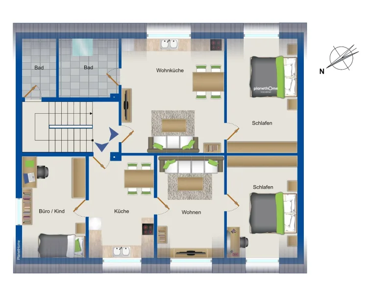 Grundriss Dachgeschoss