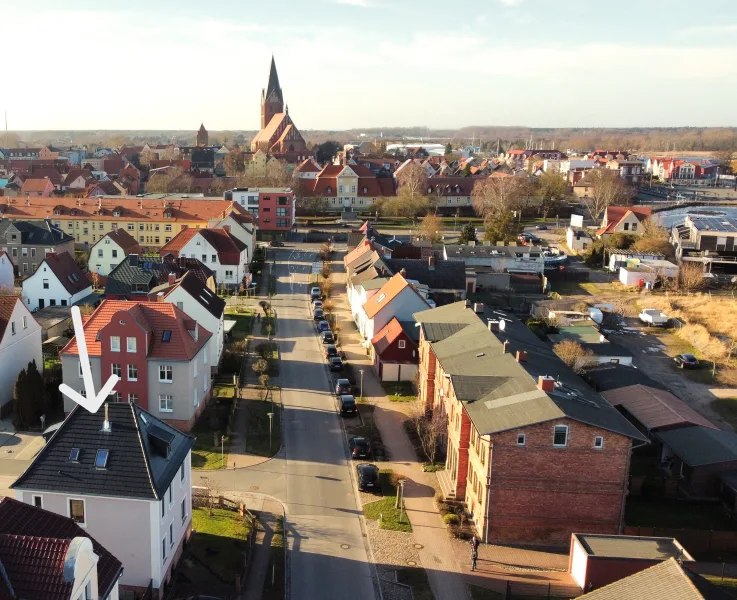 Blick zur Kirche