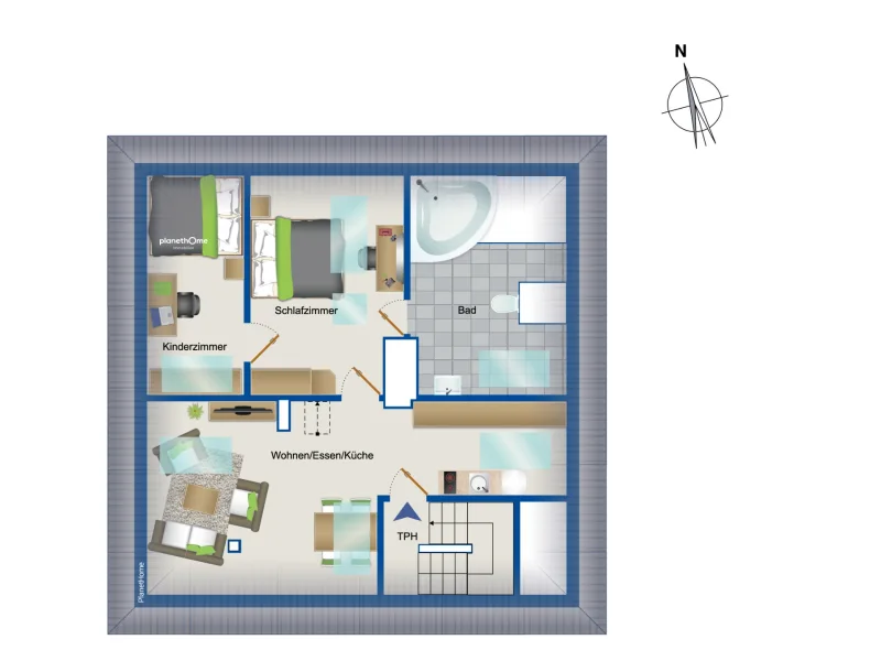 Grundriss Dachgeschoss