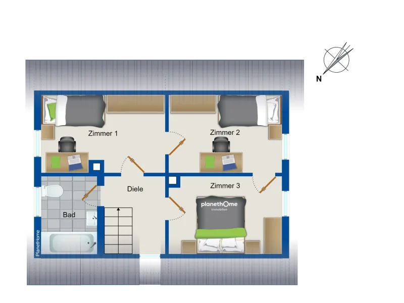 Grundriss Dachgeschoss