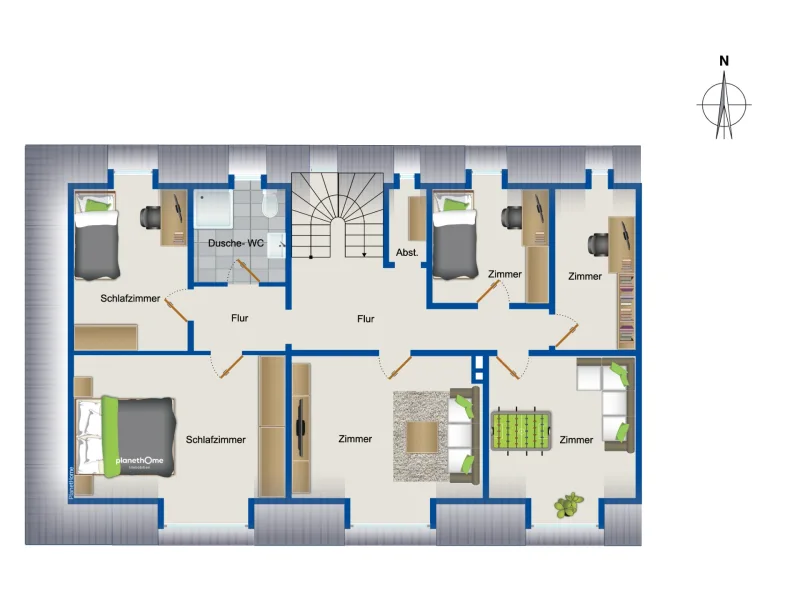 Grundriss - Dachgeschoss