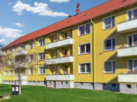 Rückansicht - Wohnung kaufen in Hildesheim - 3-Zimmer-Eigentumswohnung mit Balkon in Hildesheim-Oststadt