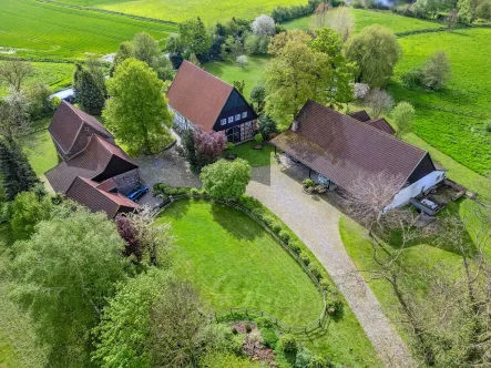 Anwesen - Haus kaufen in Welver - Idyllisches Landgut mit traumhaft restauriertem Wohnhaus samt Stallungen und Reitplatz in Welver 