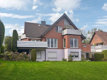 Rückansicht - Haus kaufen in Dortmund - Großzügiges Einfamilienhaus mit traumhaftem Blick ins Sauerland