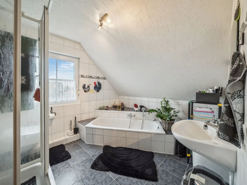 Badezimmer Ansicht 1 