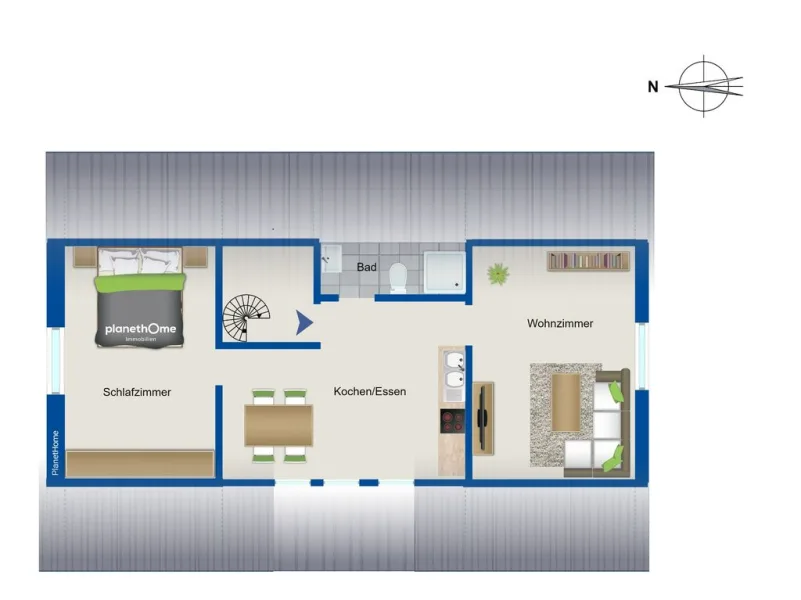 Grundriss Dachgeschoss