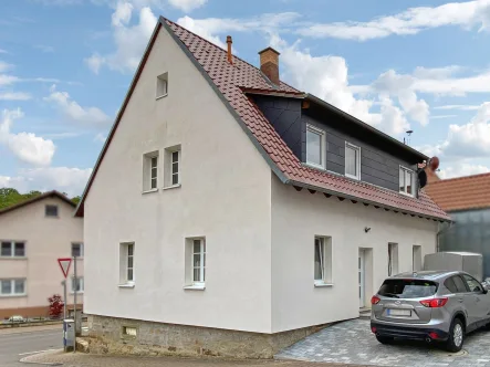 Ansicht - Haus kaufen in Angelbachtal - Historisches Einfamilienhaus mit modernem Flair in Angelbachtal