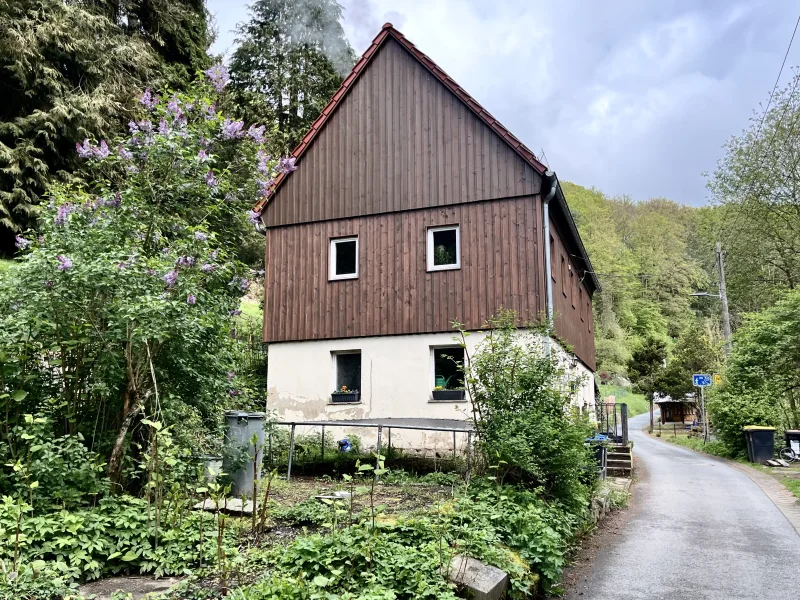 Titelbild - Haus kaufen in Bad Schandau - EFH mit Garten in Bad Schandau - Innenausbau fehlt noch