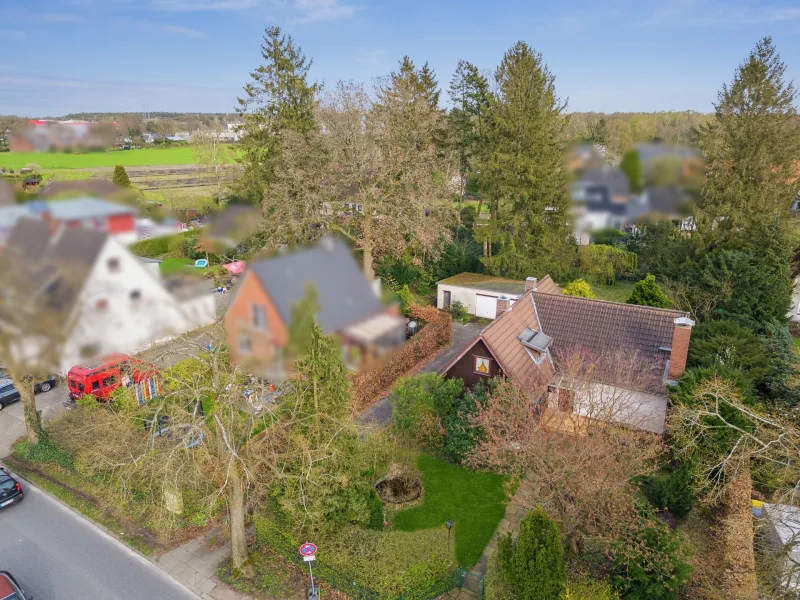 Ansicht - Grundstück kaufen in Norderstedt - Herrliches Grundstück für Doppelhausbebauung in Norderstedt-Harksheide