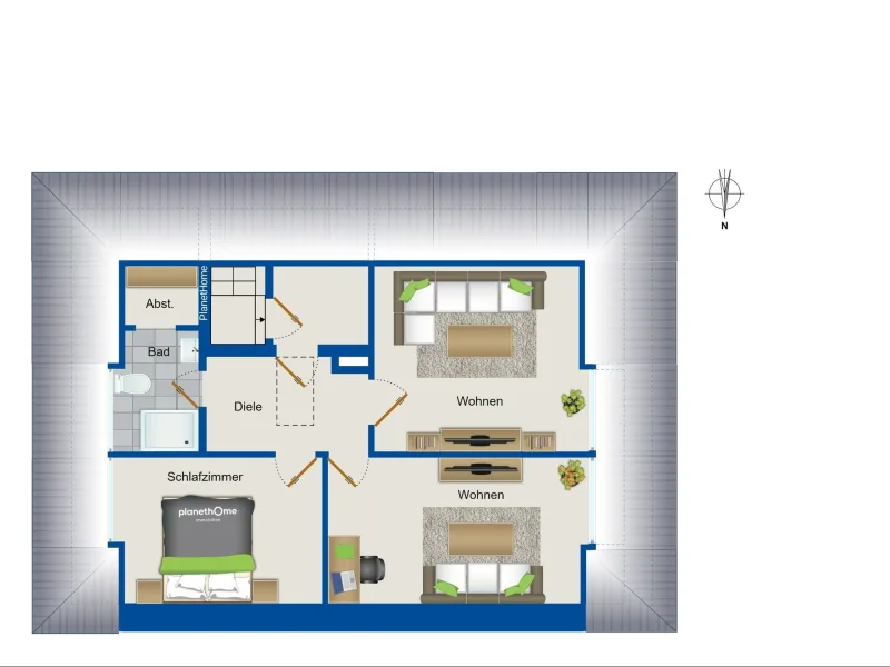 Grundriss Dachgeschoss