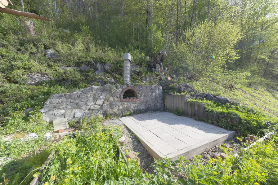 Grillplatz im Garten