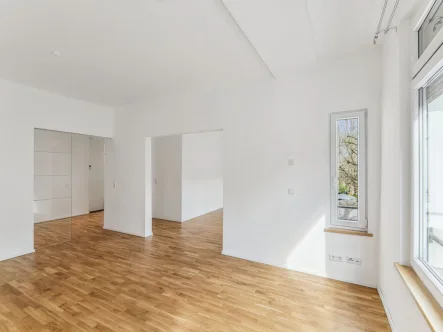Wohnbereich - Wohnung kaufen in Stuttgart - Urbanes Wohnen: Lichtdurchflutete 3,5-Zimmer-Wohnung im Herzen von Stuttgart-Nord