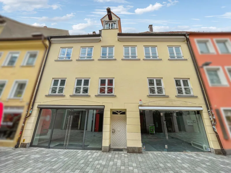 Außenansicht - Zinshaus/Renditeobjekt kaufen in Kaufbeuren - Attraktives Wohn- und Geschäftshaus in der Altstadt von Kaufbeuren