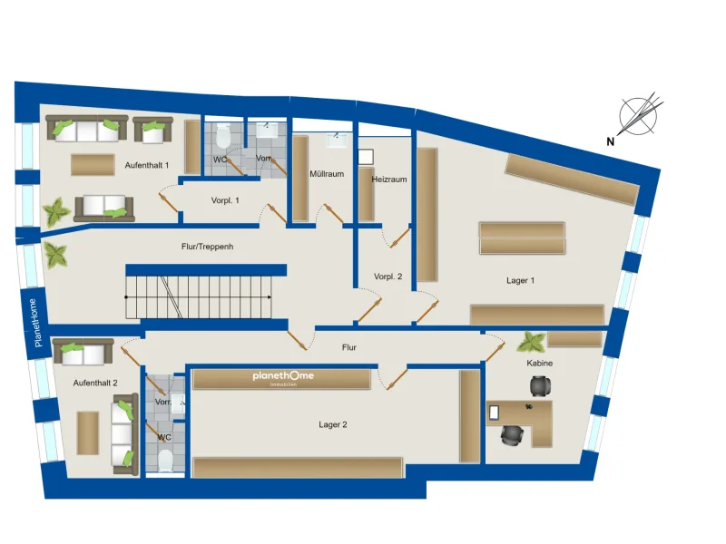 Grundriss 1. Obergeschoss