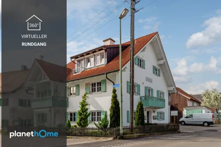 Ansicht - Haus kaufen in Pürgen - Wunderschönes Mehrfamilien-Landhaus mit Werkstatt, Scheune und Garage in Pürgen, OT Stoffen
