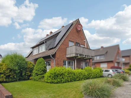 Frontansicht - Haus kaufen in Billerbeck - Erbpacht: Attraktiv saniertes Ein- bis Zweifamilienhaus in Billerbeck