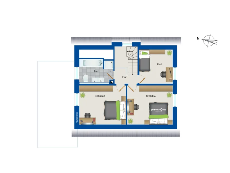 Grundriss Dachgeschoss