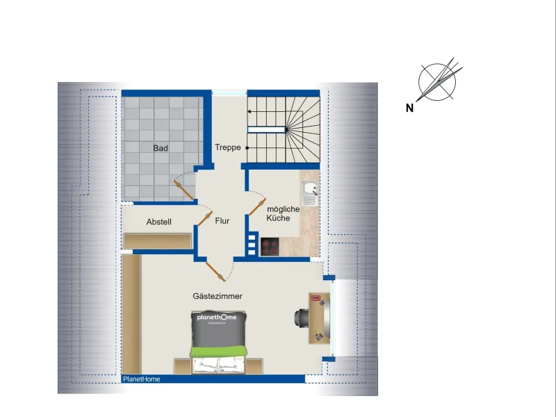 Grundriss Dachgeschoss