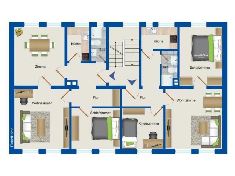 Grundriss 1. OG Haupthaus