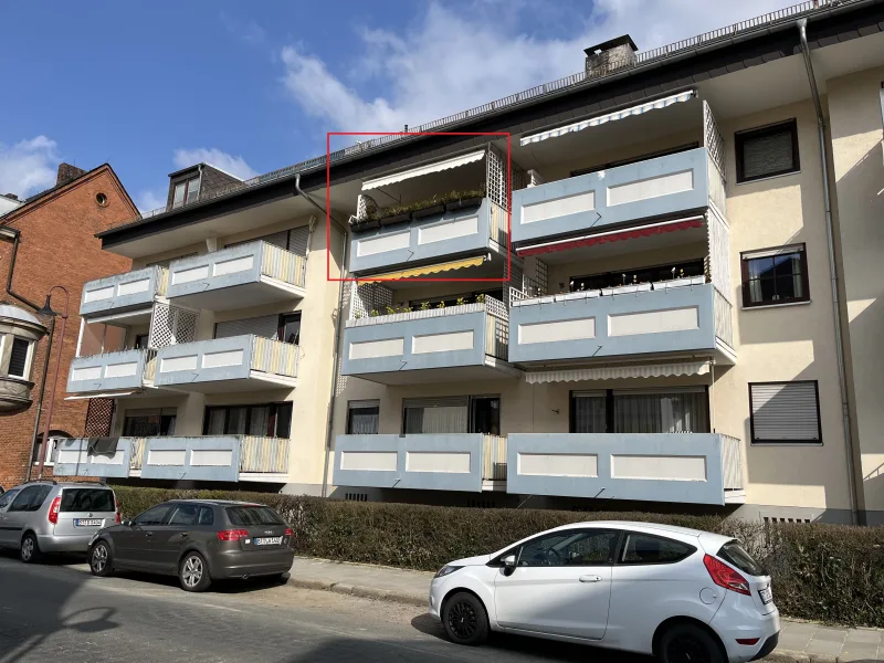 Außenansicht - Wohnung kaufen in Bayreuth - Vermietete 3-Zimmer-Wohnung mit ansprechendem Grundriss in attraktiver Lage von Bayreuth