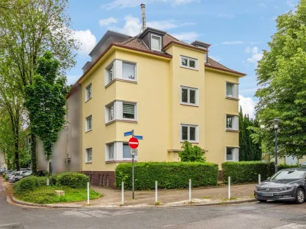 Hausansicht 1 - Wohnung kaufen in Essen - Schöne 3-Zimmer-Dachgeschosswohnung mit Garage in Essen-Rüttenscheid