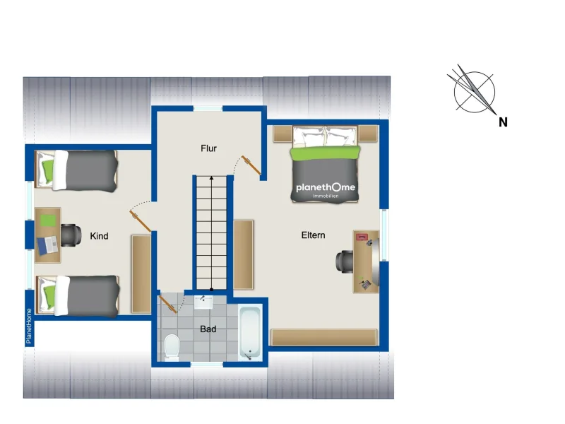 Grundriss Dachgeschoss