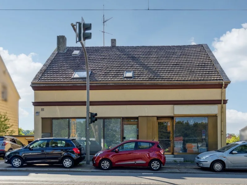 Frontansicht 1 - Haus kaufen in Bochum - Wohn- und Geschäftshaus in Bochum-Linden: Vielfältige Nutzungsmöglichkeit denkbar