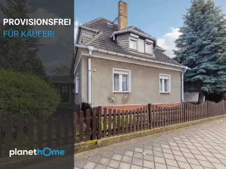 Titelbild - Haus kaufen in Gräfenhainichen - Provisionsfrei für den Käufer: Gräfenhainichen - Gemütliches Siedlungshaus mit Potenzial