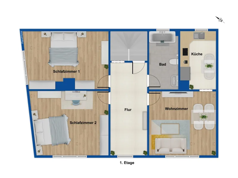 Grundriss - 1. Etage