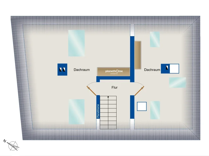 Grundriss - Dachgeschoss