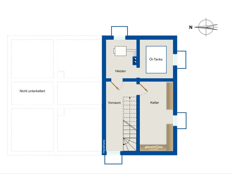 Grundriss Untergeschoss