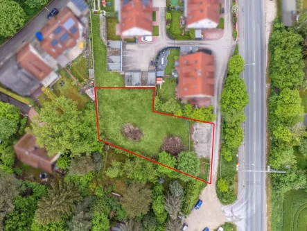 Titelbild - Grundstück kaufen in Nürnberg - Seltene Gelegenheit! 3 Grundstücke mit Potenzial zur Mehrfachbebauung (z.B.DHH) in Nürnberg Mühlhof