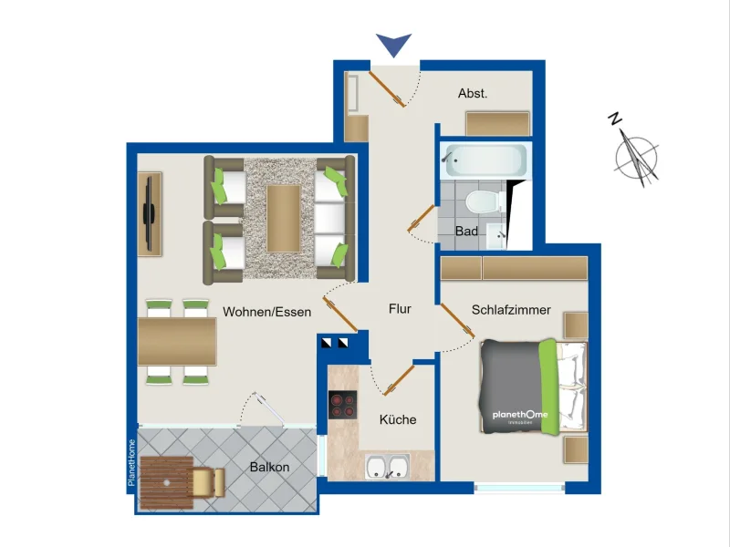 Grundriss 5. Obergeschoss