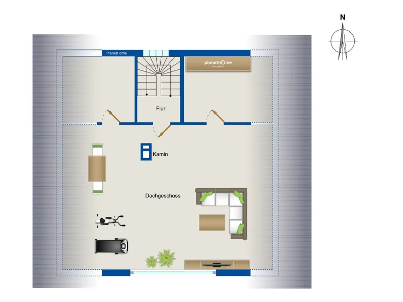 Grundriss Dachgeschoss