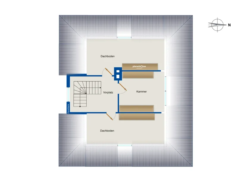 Grundriss - Dachgeschoss