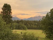 Blick vom Balkon