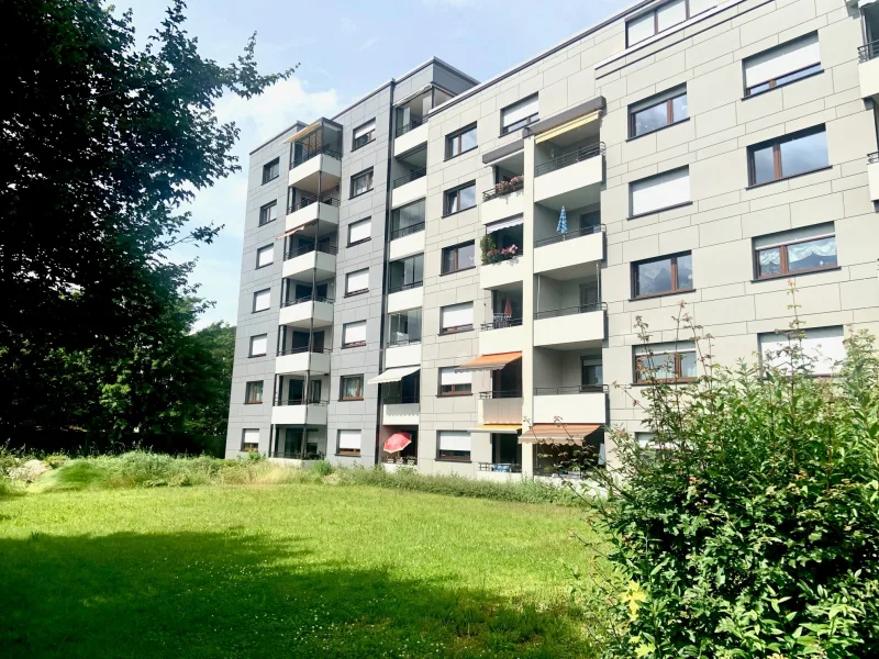 Ansicht Immobilie - Wohnung kaufen in Waldkraiburg - Schöne Wohnung in einem energetisch sanierten Haus 