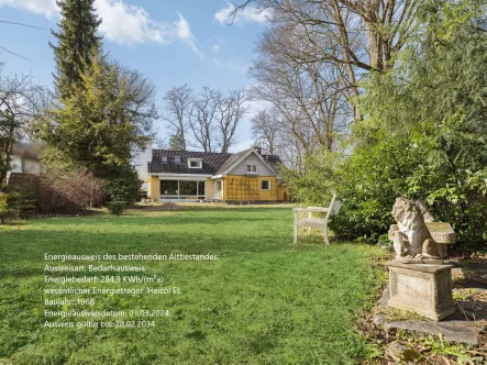 Garten mit Altbestand - Grundstück kaufen in Planegg - Rarität! Baugrundstück für ein Einfamilienhaus in absoluter Toplage von Planegg