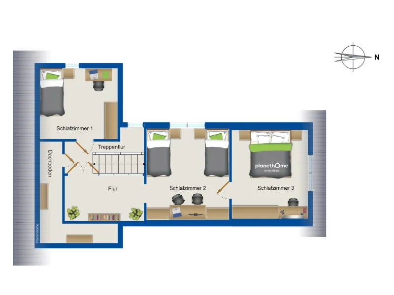 Grundriss Dachgeschoss