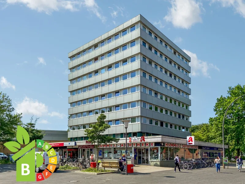 Hausansicht - Büro/Praxis kaufen in Hamburg - Barrierefreie Praxis- bzw. Bürofläche im Gesundheitszentrum von Hamburg-Bramfeld