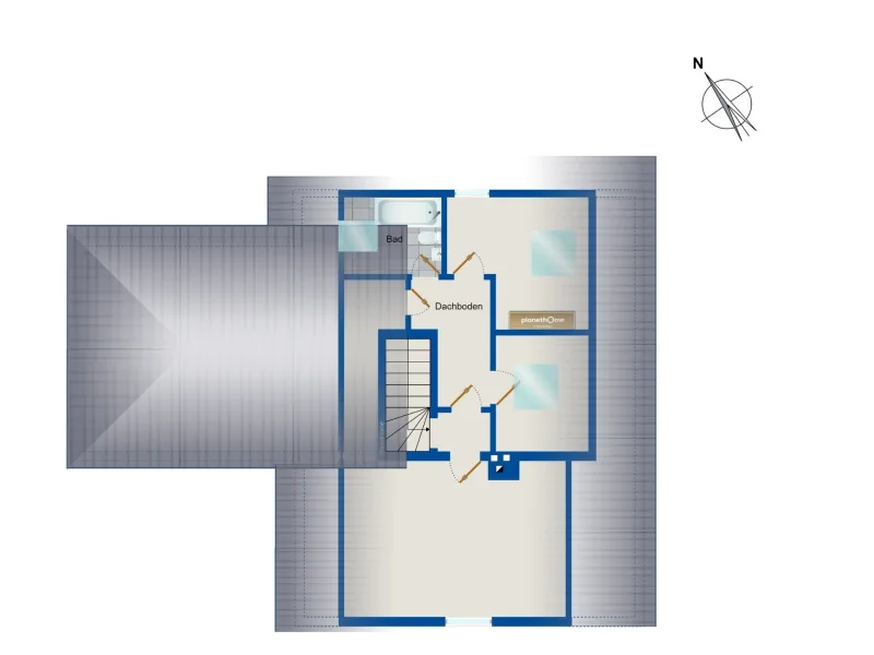 Grundriss Dachgeschoss