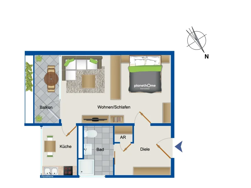 Grundriss 2. Obergeschoss