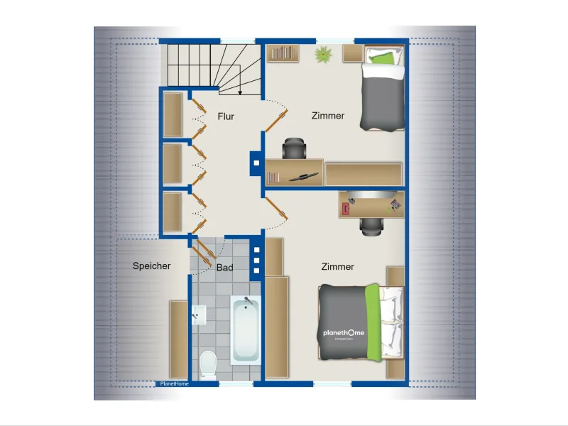 Grundriss Dachgeschoss