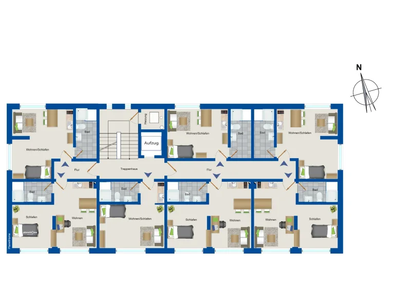 Grundriss 1. Obergeschoss