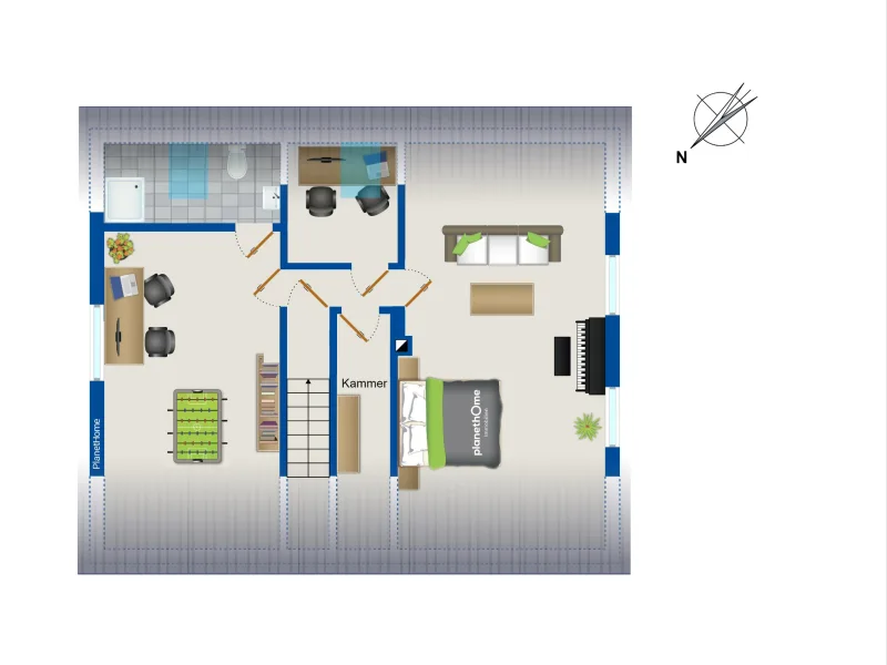 Grundriss Dachgeschoss